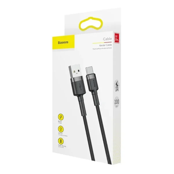 Baseus Cafule Cable USB for type-C 3A (1m) - Image 2