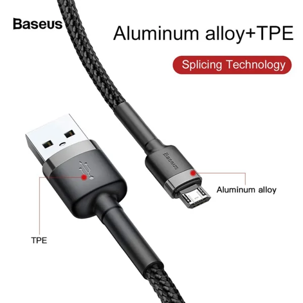 Baseus Cafule Cable USB for Micro 2.4A (1m) - Image 2